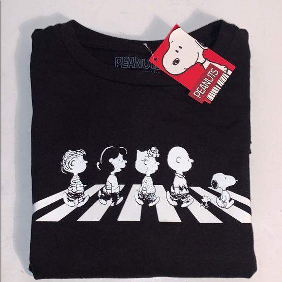 Peanuts Snoopy Abbey Road Long Sleeve T 